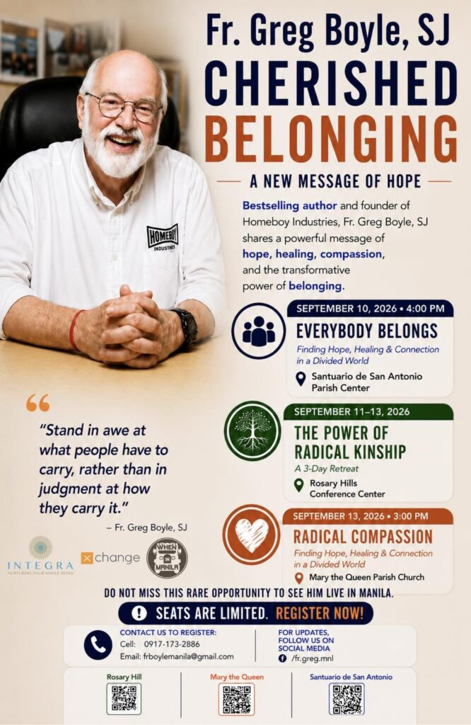 Fr. Greg Boyle Returns to Manila for Talks on Healing and Radical Compassion 1 Image 1 141