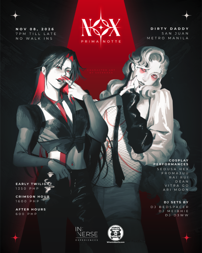 NOX: Prima Notte Brings Cosplay Nightlife to San Juan 1 NOX POSTER compressed