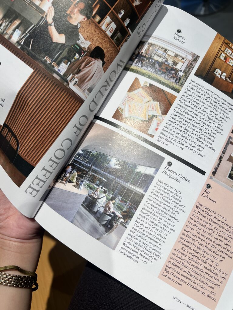 This Cafe in the Philippines Is Top 2 Best Coffee Shop in the World, According to Monocle Magazine 2 monocle magazine june 2026 harlan coffee feature zoom