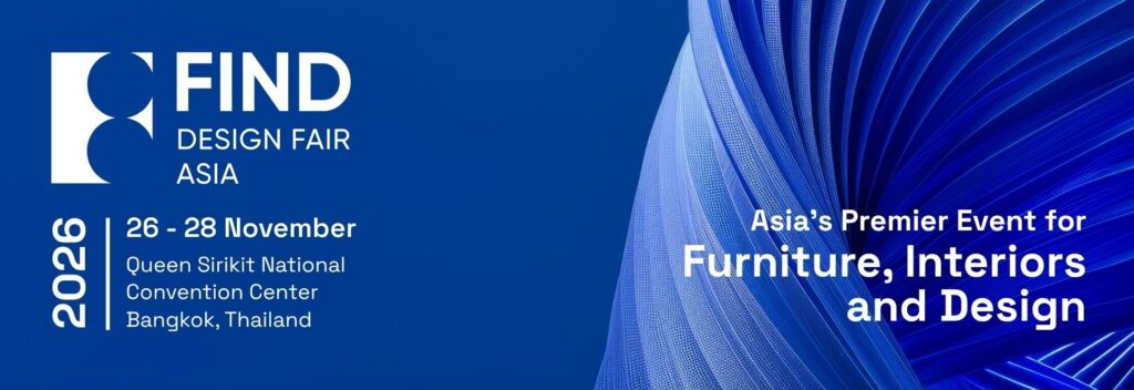 FIND Design Fair Asia 2026 to Debut in Bangkok This November 1 0. FIND 2026 KV Header