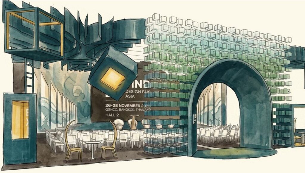 FIND Design Fair Asia 2026 to Debut in Bangkok This November 3 05. FIND26 Sketch