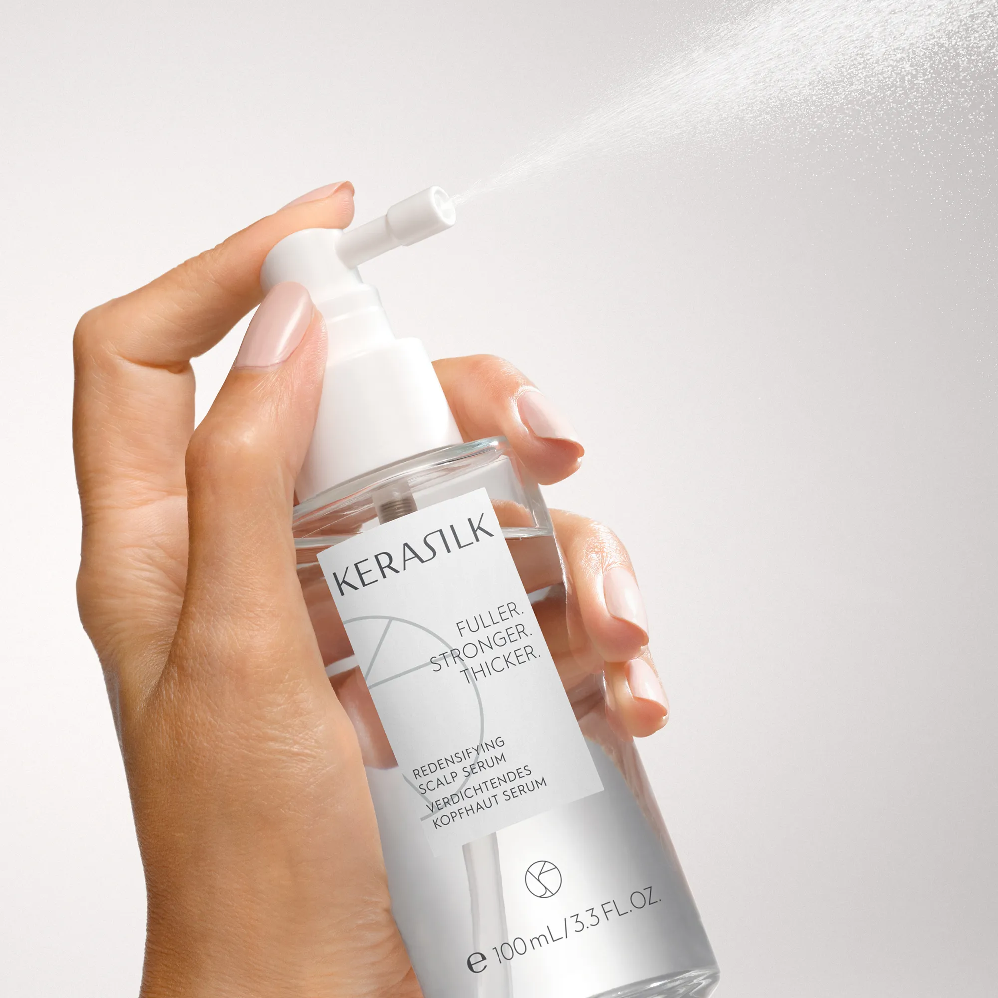 Kerasilk Redensifying shampoo scalp serum