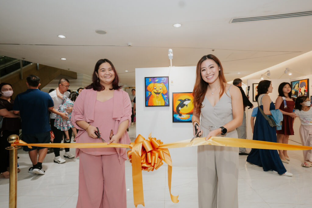 Art Burst PH Celebrates Filipino Student Artists Through Local and International Milestones 2 MBrace Project Representative Nice So with Catherine Anne Ongteco Founder and Director of Art Burst PH