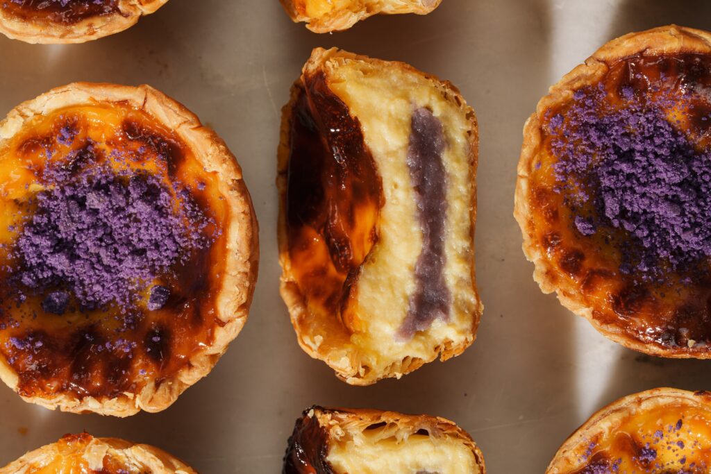 Got A Sweet Tooth? This Filipino Twist On Egg Tarts Might Be for You 2 Kaokee's Ube Egg Tarts