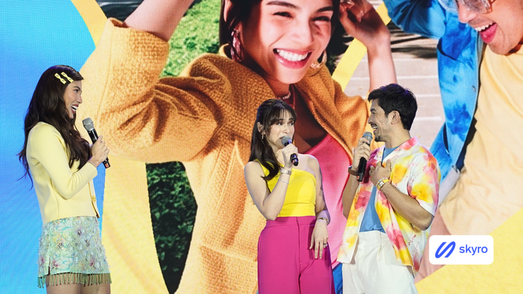 Jennylyn Mercado, Dennis Trillo Showcase Their Chemistry on Stage 2 Jennylyn Mercado and Dennis Trillo at Skyro event
