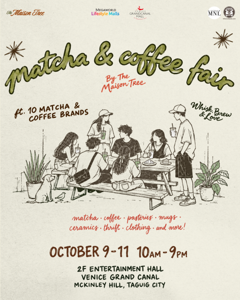 The Maison Tree Brings Matcha, Coffee, and Local Brands to Taguig This October 1 VGCN MCF Official Poster IG
